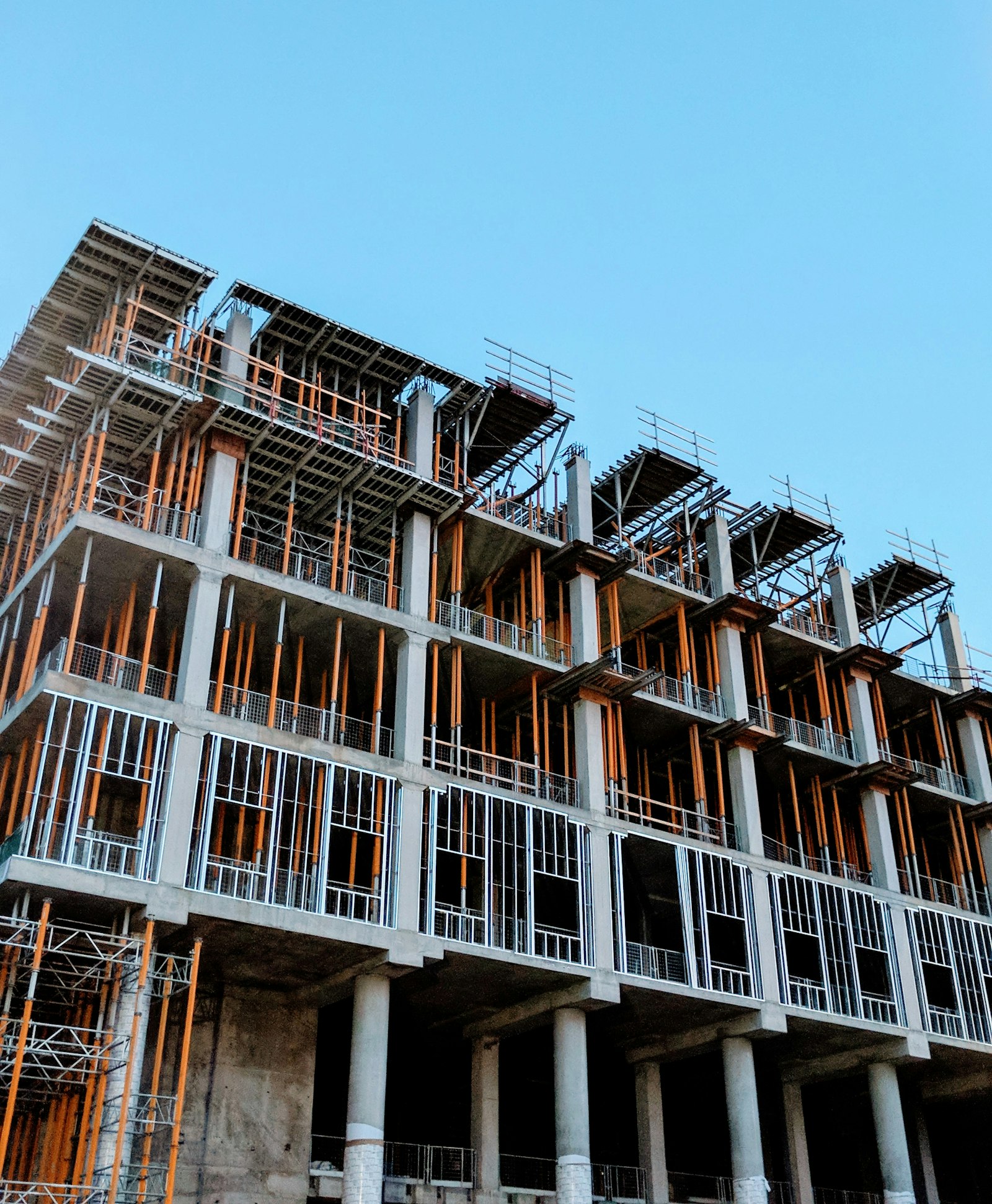 Commercial building under construction